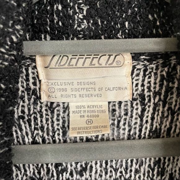 Vintage 90’s Sideffects Open Cardigan - Picture 4 of 4